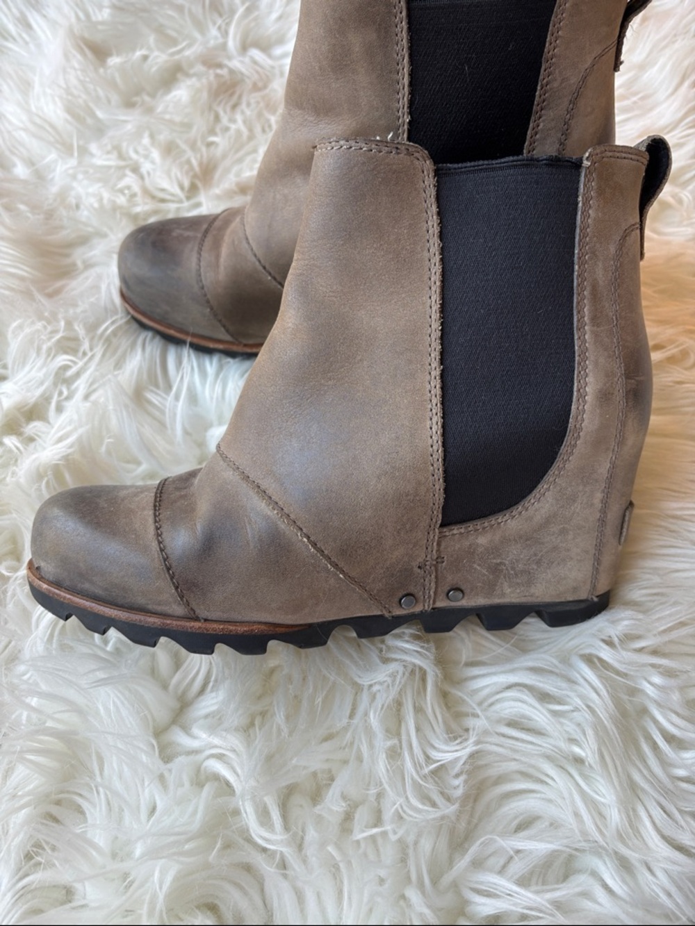 SOREL wedge booties